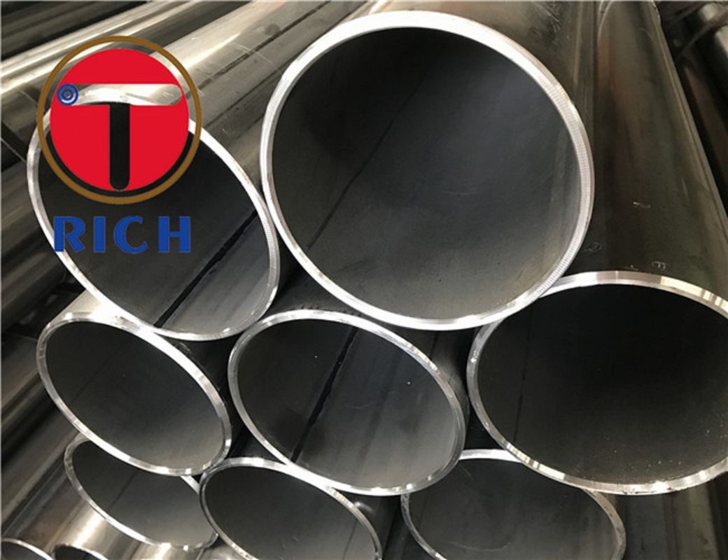 Welded Precision Steel Tube E275 E355 Fluid / Gas Transport Decoration EN10305-2 E195