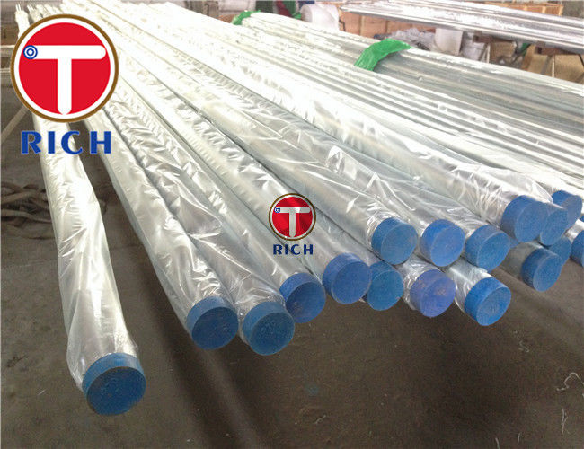 304 316 Stainless Steel Welded Pipe Round Seamless For Exhaust EN10204.3.1