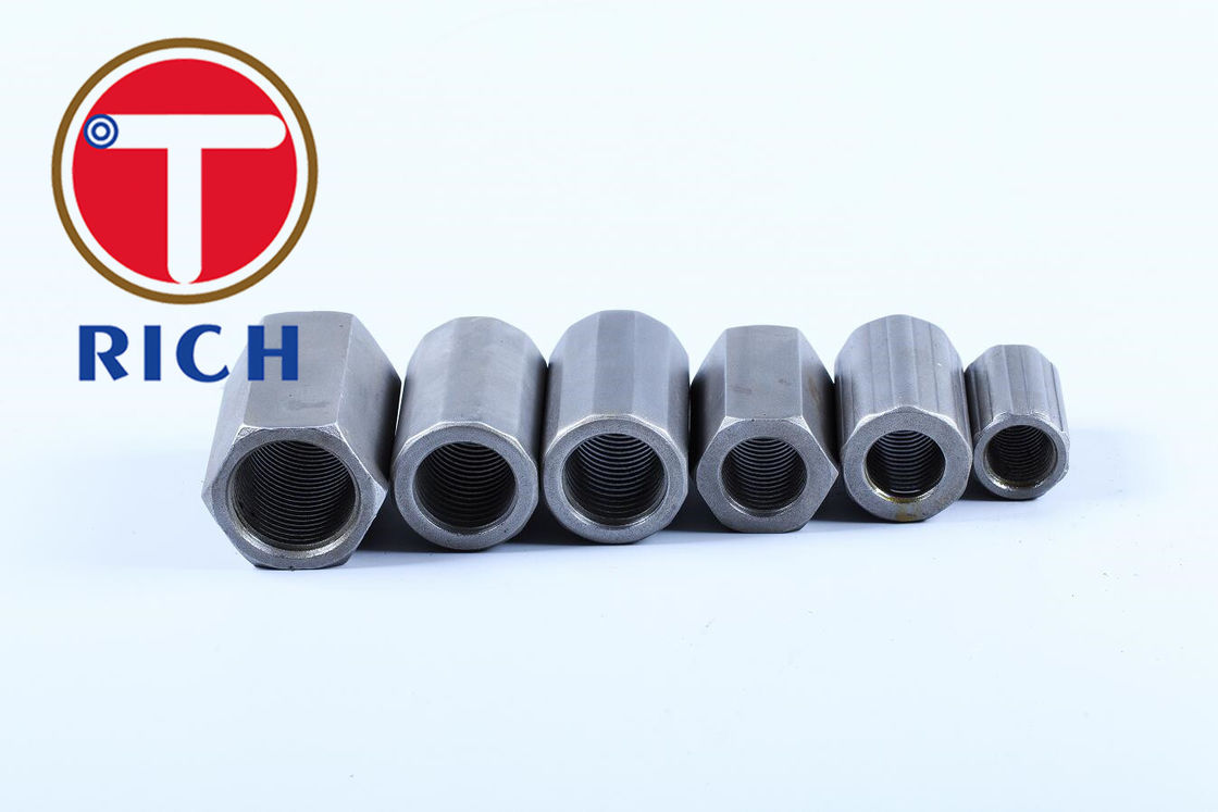 1045 Screw Connecting Rebar Tapered Thread Rebar Coupler 32mm Carbon Steel