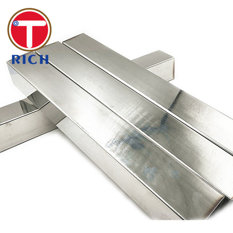 Industrial Rectangular Steel Tubing 304 316 321 Polishing Hairline 0.3 - 2.0mm Thickness
