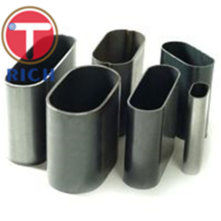 Flat Sided Elliptical Welded Carbon Steel Pipe Oiled Surface High Strength