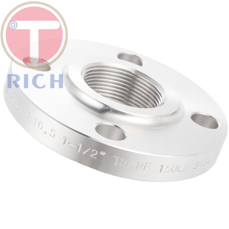 TORICH ASME B16.5 Nuclear Power Plant 304 Threaded Flange Clamp Fitting Tubes