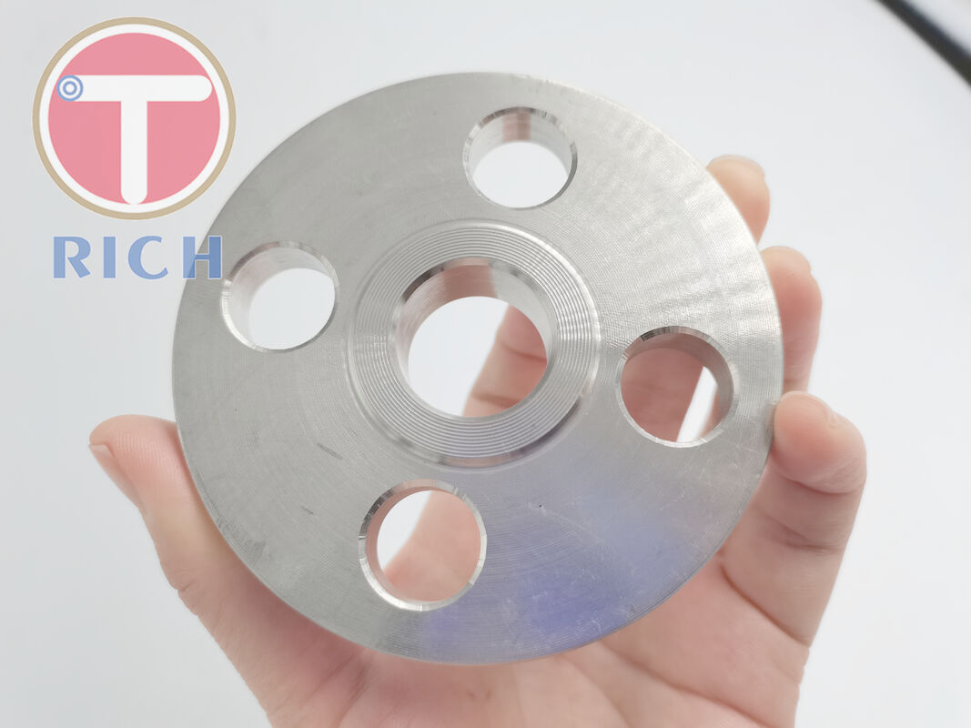 DN15 304 Stainless Steel Threaded Pipe Flanges Anti Rust Oil