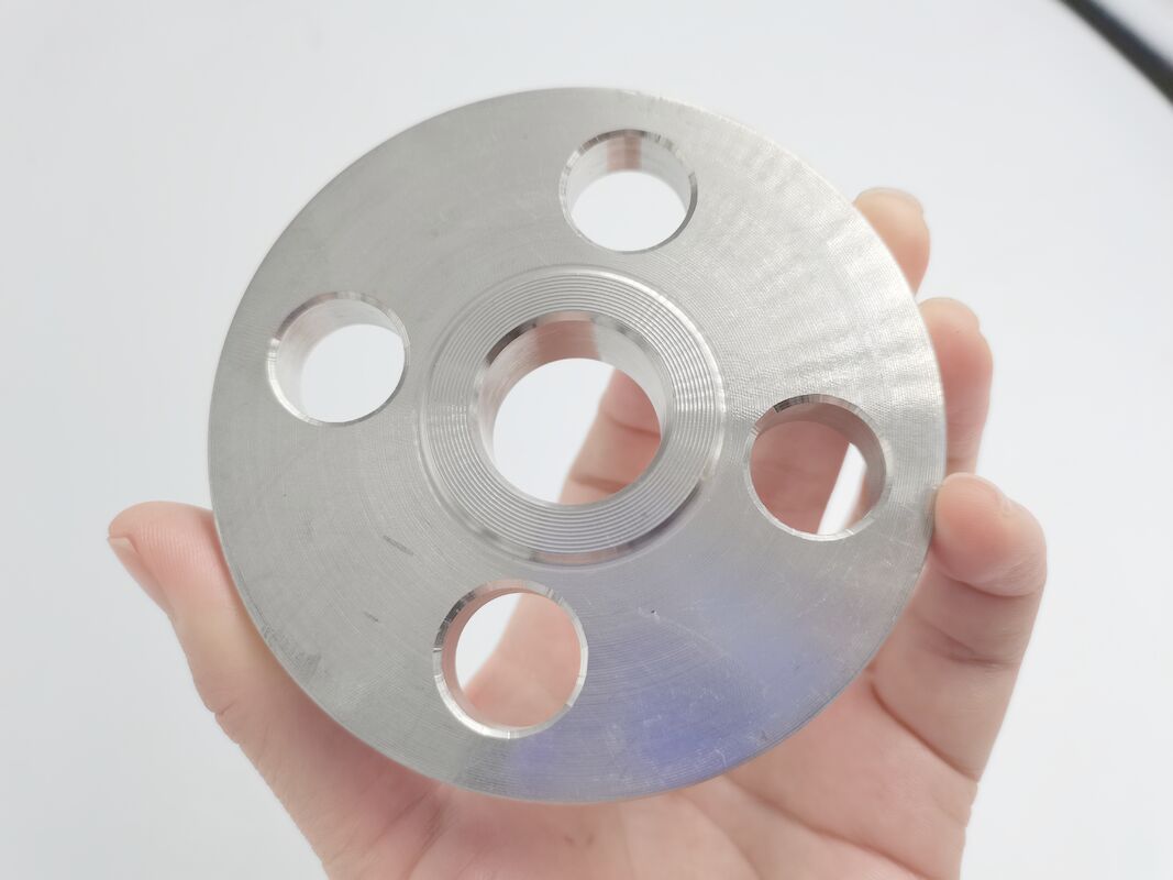 JIS2220PL 316Ti Stainless Steel Threaded Flange CNC Machining