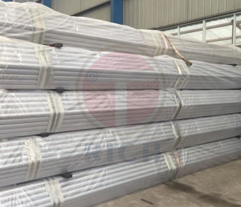 Aluminum Coated Precision Steel Pipe DX54D For Automotive Exhaust