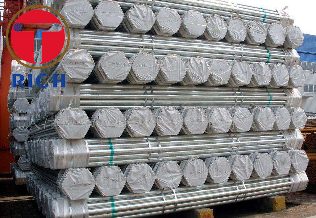 EN 10305-3 DX51D+Z275 Round Aluminized Steel Pipe Galvanized