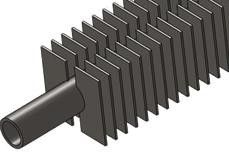 EN10216-2 15Mo3 16Mo3 H-Type Aluminum Finned Tube For Economizer