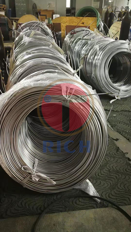 Bright Annealing Heat Exchanger Coil Tube 304 316 347 8825