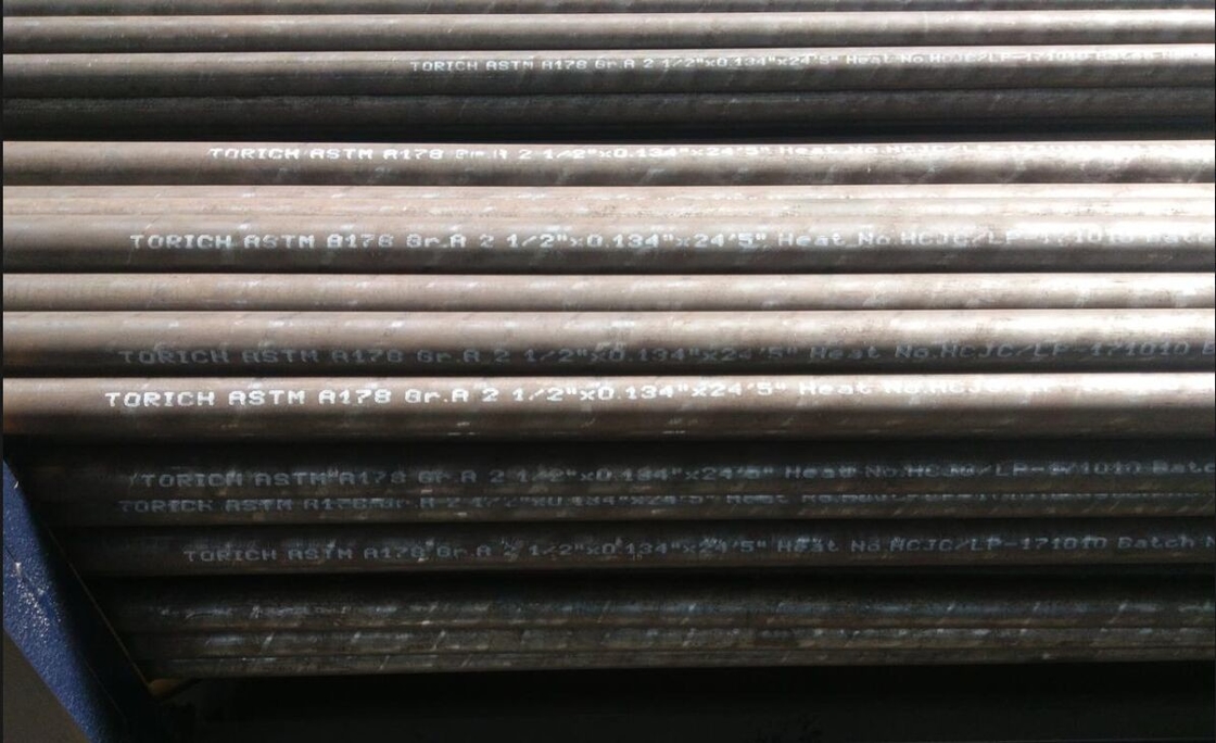 ASTM A178 Round Welded Carbon Steel Heat Exchanger Tubes