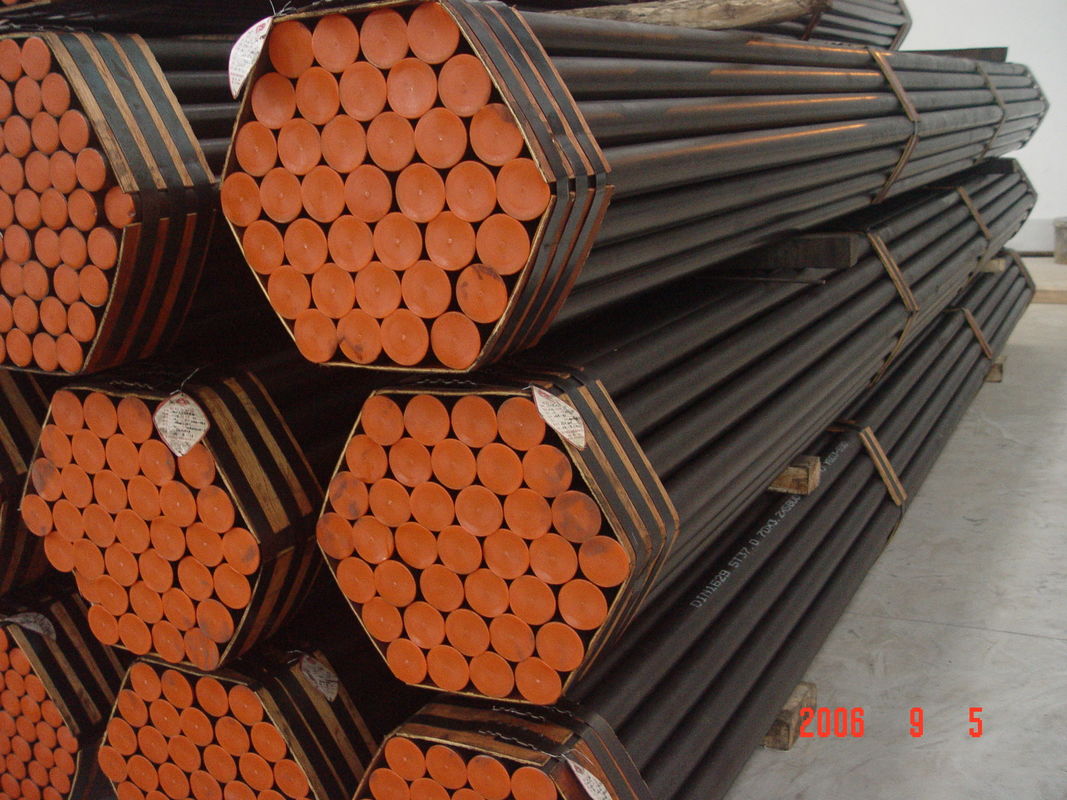 Astm A523 Plain End Seamless Welded Pipe / Erw Steel Pipe For High Pressure