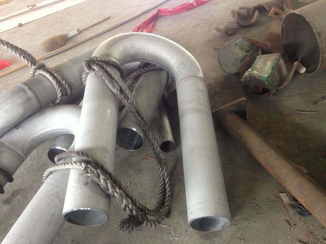 Hot / Cold Finished U Bend Tube , JIS G 3463 Bending 316 Stainless Steel Pipe