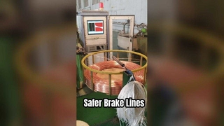 Brake Line Tube SAE J527 Copper Plated Steel