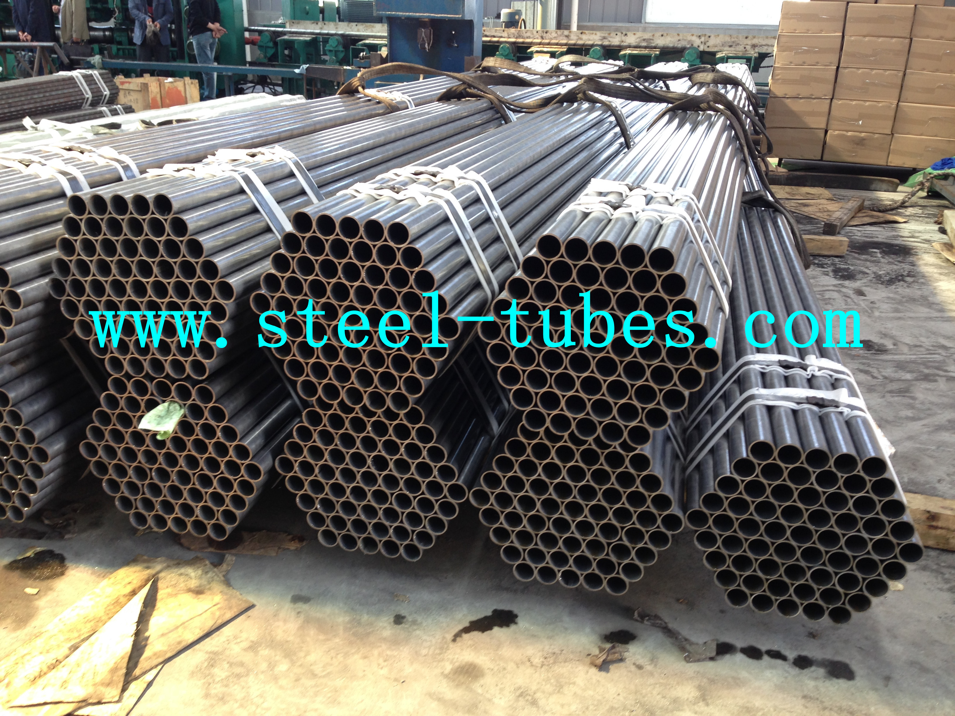 Astm A523 Plain End Seamless Welded Pipe / Erw Steel Pipe For High Pressure