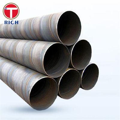 Good price ASTM A1005 Gr.50 Black Plain End Helical Seam Welded Steel Tube For Fluid Transport online