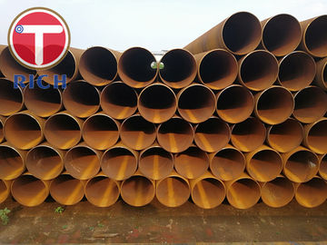 Good price Submerged Arc Welding Steel Tubing Double Spiral Din30670 Round Shape For Gas online