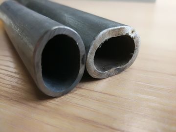 Good price 180# Stainless Steel Tube Not Perforated , Oval Grooved Tubes 800G Mirror Finish online