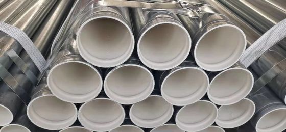 Good price Galvanized Gas Resistant Plastic Coated Q235 Steel Pipe online