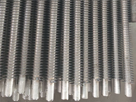 Good price 0.3mm Thickness Aluminium Finned Tubes For High Temperature Heat Conduction Oil online